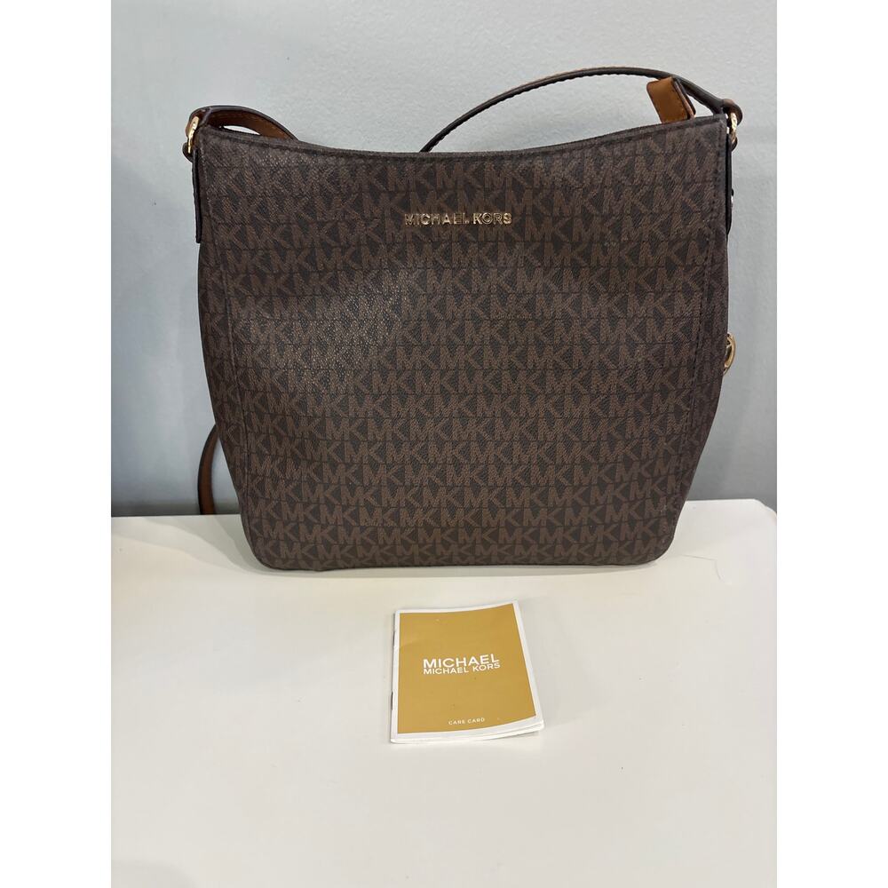 Michael Kors Jet Set Travel Large Messenger Crossbody Handbag Purse